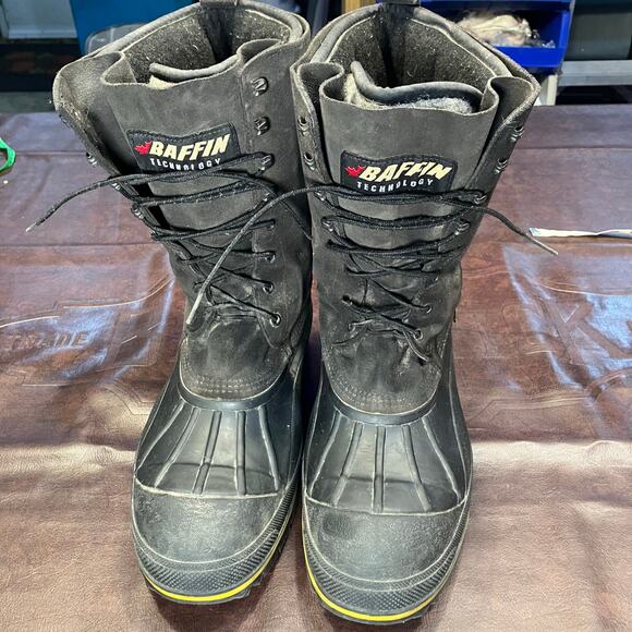 Baffin Technology Black Winter Boots Men's 11 Construction Waterproof Insulated - Picture 1 of 12